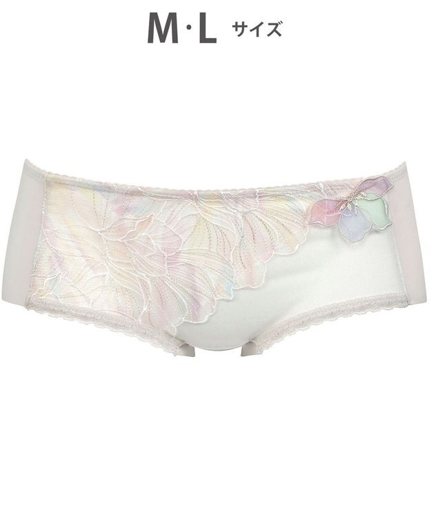 Wing Wing Lesiage　【2750シリーズ】ペアショーツ　アウターにひびきにくい　はきこみ丈あさめ　ウイング／ワコール　PF2751 シェルベージュ