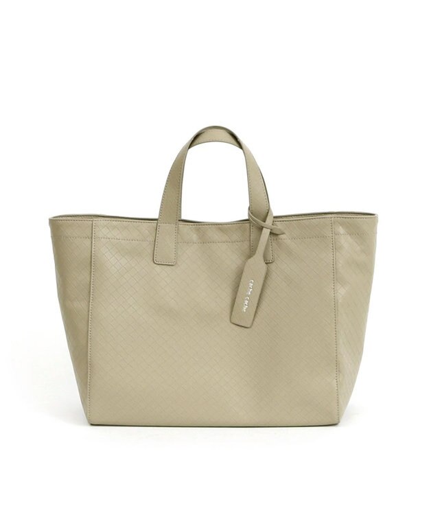 UNBILLION カシュカシュ cachecache / メッシュエンボスA4ショッパートート ベージュ