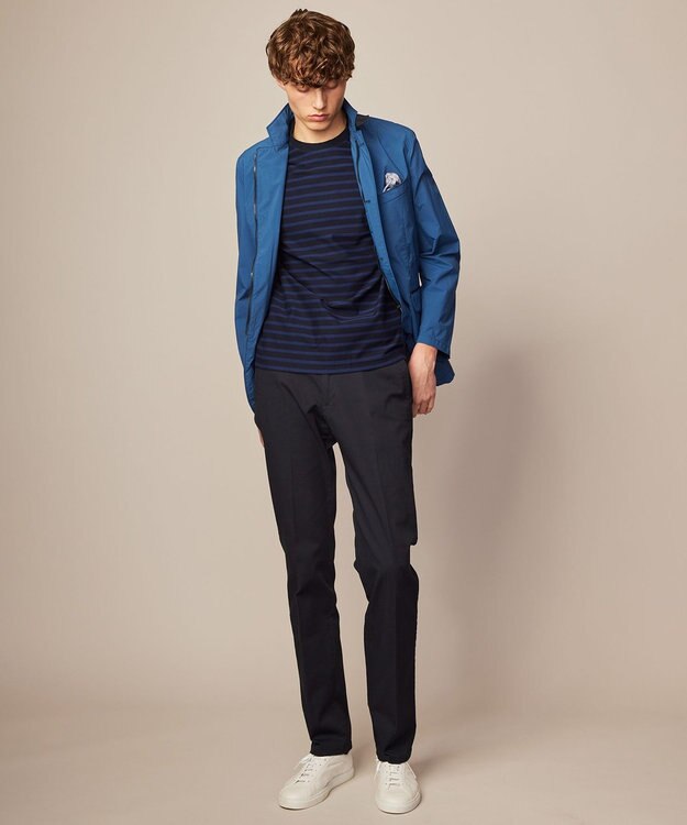 JOSEPH ABBOUD 【軽量/ECO撥水】ナイロンワッシャー ジャケット ブルー系