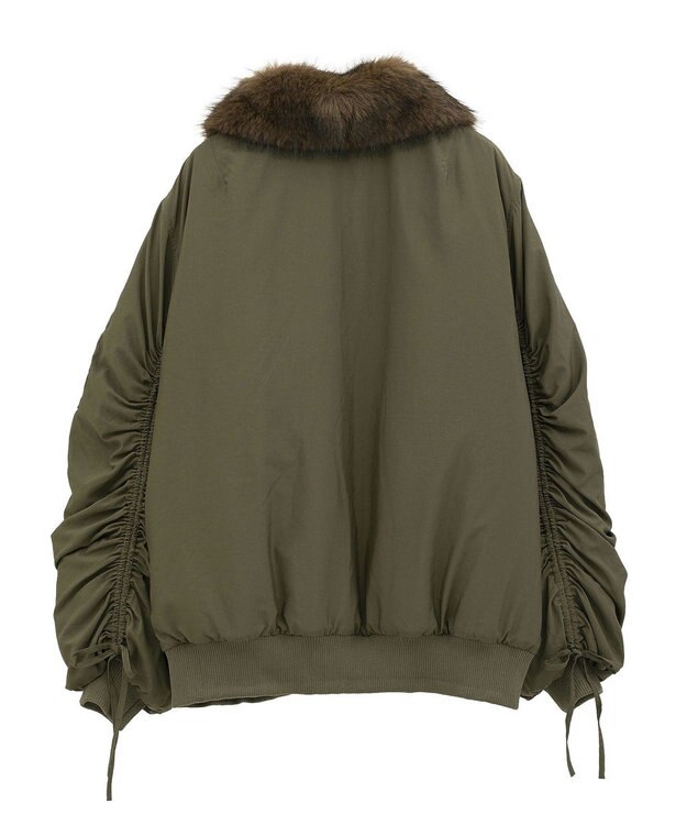 Green Parks ・ｓｗｉｎｇ　ｂｙ　ティペット付ミリタリーブルゾン Khaki