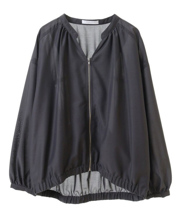 Green Parks イージーケア　シャツブルゾン Charcoal Gray