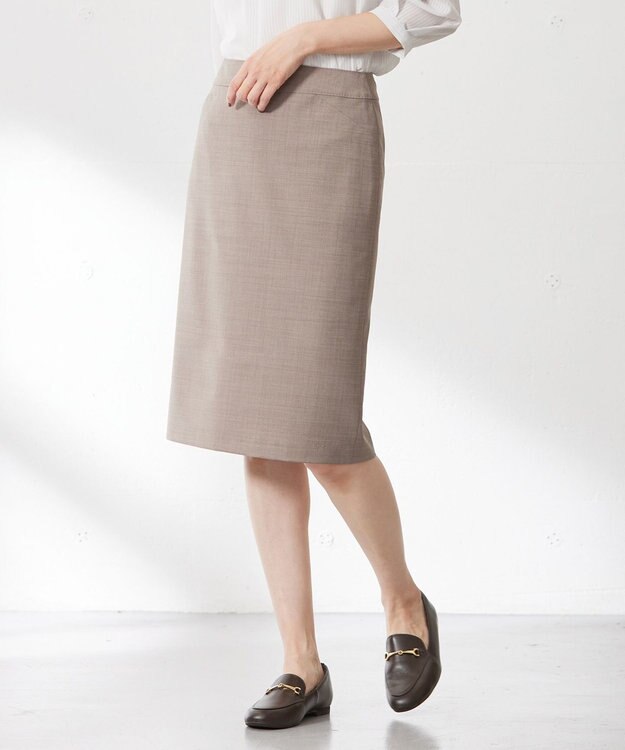 J.PRESS LADIES 【セットアップ対応】BAHARIYE PINHEAD スカート ブラウン系