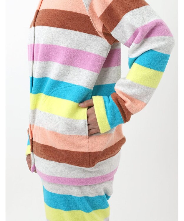 tsumori chisato SLEEP ツモリチサト パジャマ 長袖 長ズボン ルームウェア 綿混(本体) パイル素材 あたたかい 上下セット tsumori chisato SLEEP UDW447 /ワコール グレー