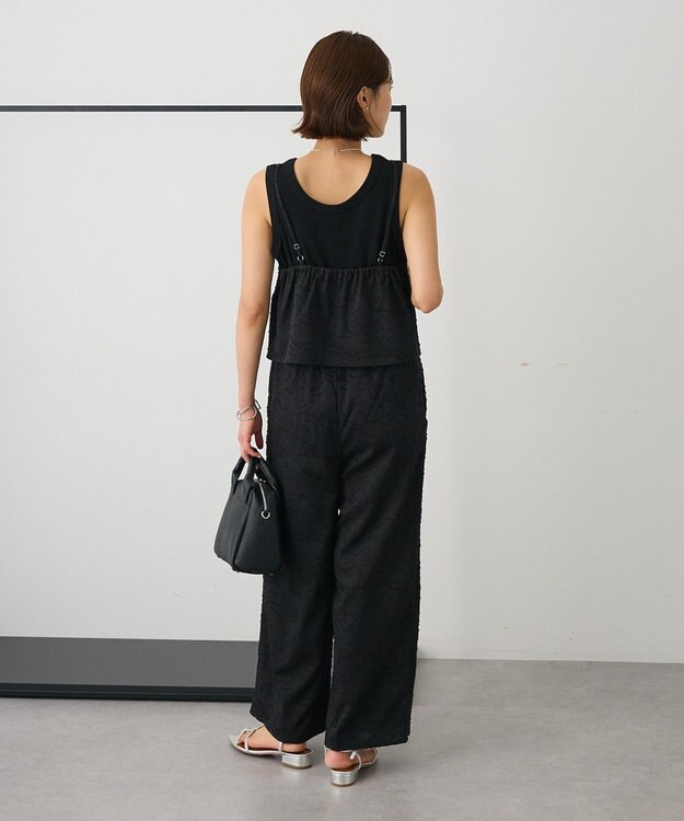 CRAFT STANDARD BOUTIQUE カットジャガードパンツ Black