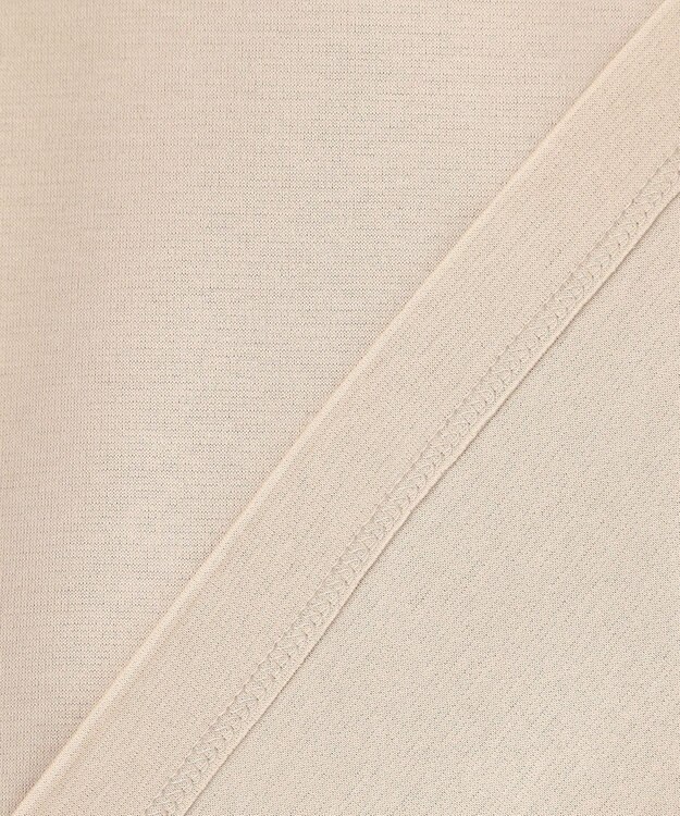 uncrave 【UVケア・接触冷感】ダブルフェイスジャージー ボリュームスリーブ カットソー(長袖)（uncrave STANDARD） ベージュ