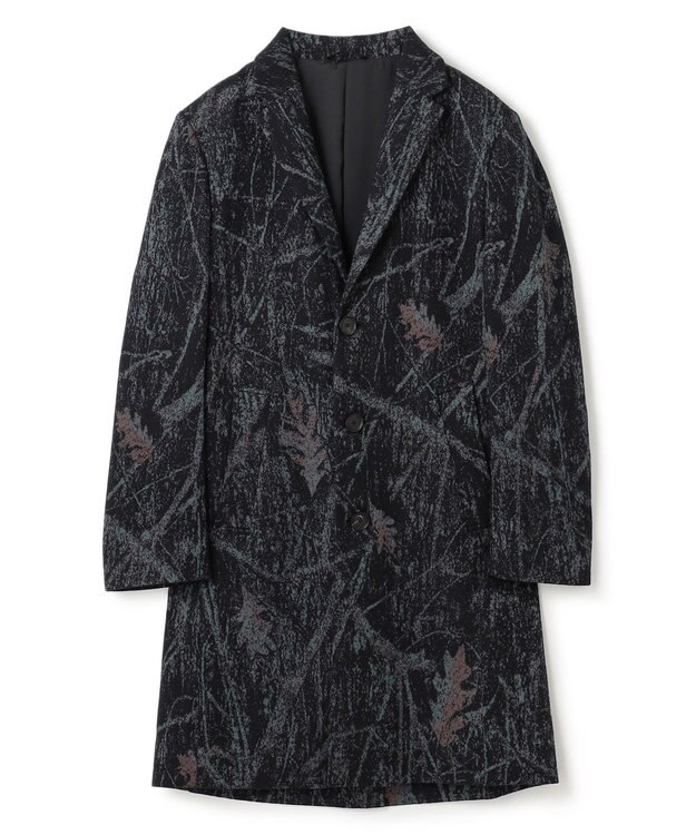 JOSEPH HOMME フォレストジャガード　チェスターコート ブラック系3