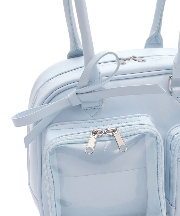 WEGO 【痛バ＆推し活グッズ】きらふわぬい痛ボストンバッグ サックス