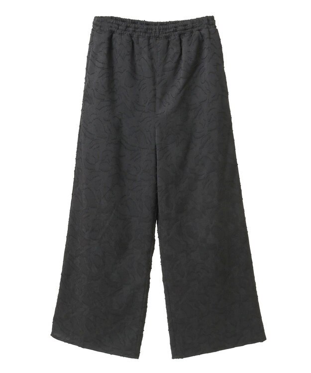 CRAFT STANDARD BOUTIQUE カットジャガードパンツ Black