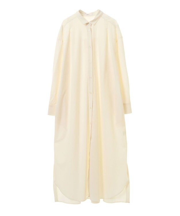 CRAFT STANDARD BOUTIQUE イージーケアタック入りワンピース Ivory