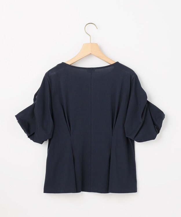 組曲 S 【美人LABコラボ】ビューティーファンクションジャージー パールコルセットトップス ネイビー系