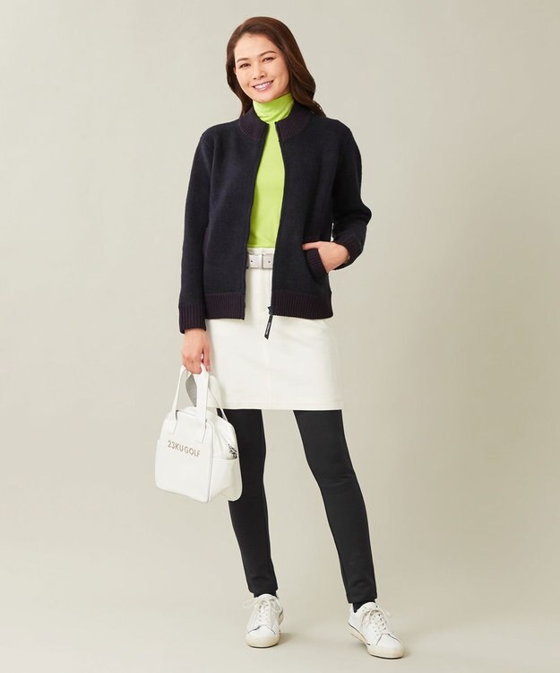 23区GOLF 【WOMEN】【ストレッチ】ポンチ スカート ホワイト系