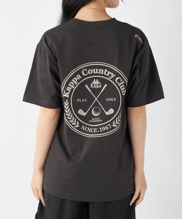 OP／FILA 【Kappa】ゴルフグラフィック Tシャツ ブラック