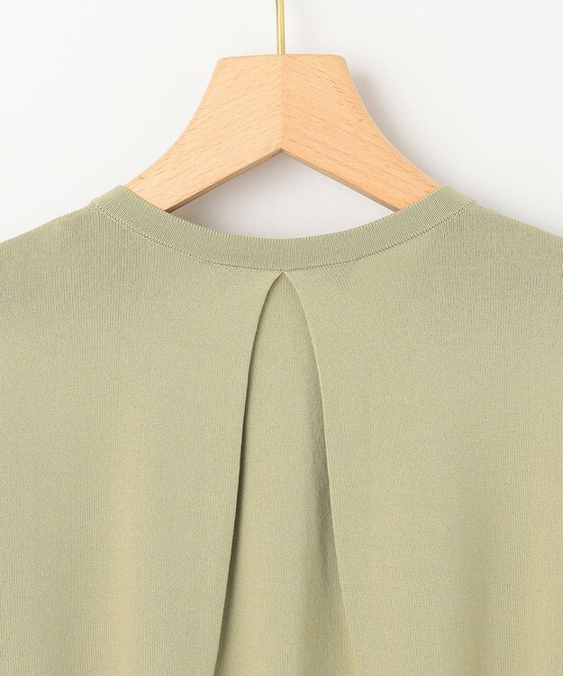 組曲 L 【6色展開・UVケア】クルーネックモダンカーディガン ピスタチオ系