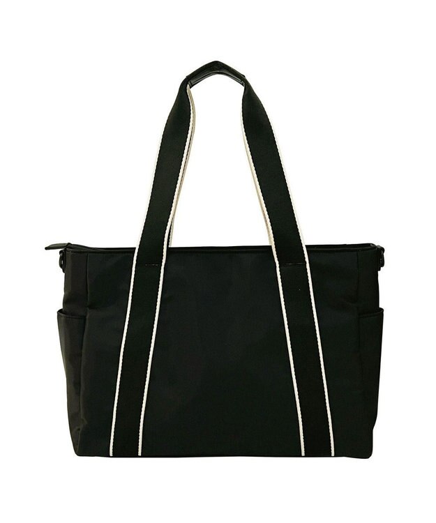 ROOTOTE 1478【撥水・A4サイズ収納】LT.アーキャトル.7ポケッツ-テープ-A 01：ブラック