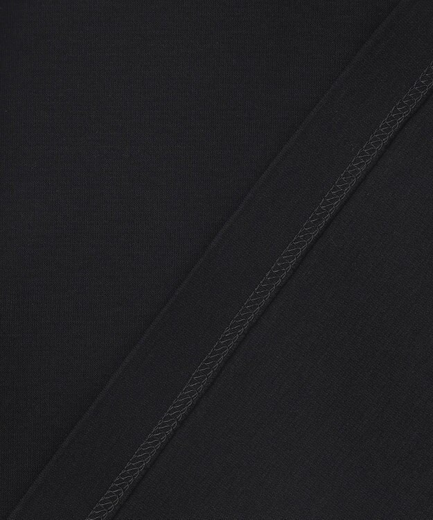 uncrave 【UVケア・接触冷感】ダブルフェイスジャージー ボリュームスリーブ カットソー(長袖)（uncrave STANDARD） ブラック