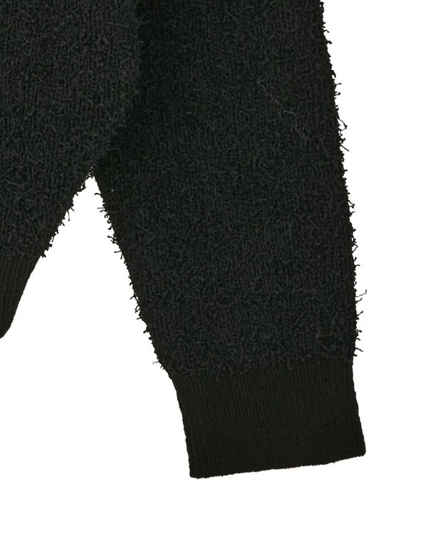 CRAFT STANDARD BOUTIQUE ネップヘンリーネックニットプルオーバー Black