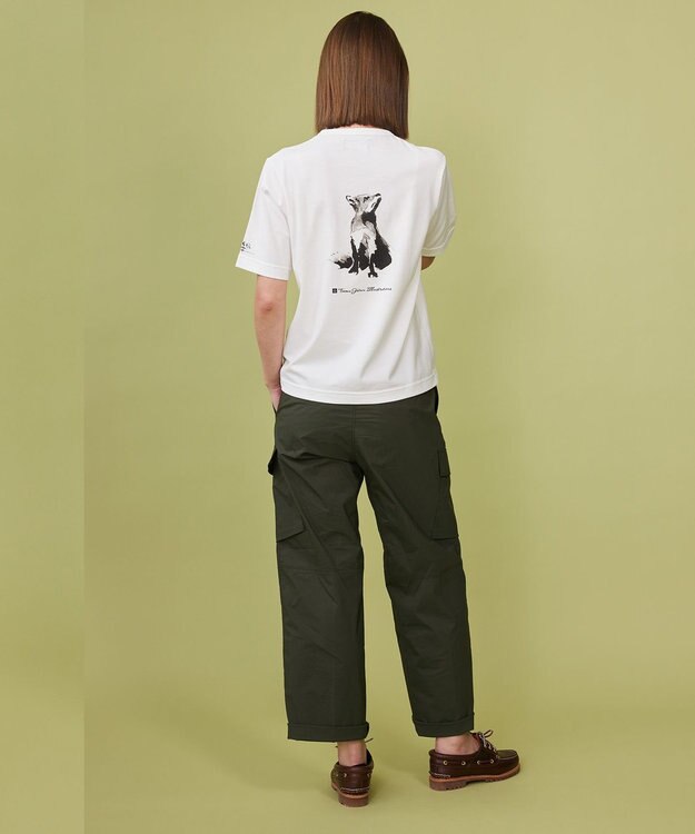 JOSEPH ABBOUD MOUNTAIN 【テーム・ヤルヴィモチーフ】ビオグレース天竺  Ｔシャツ ホワイト系