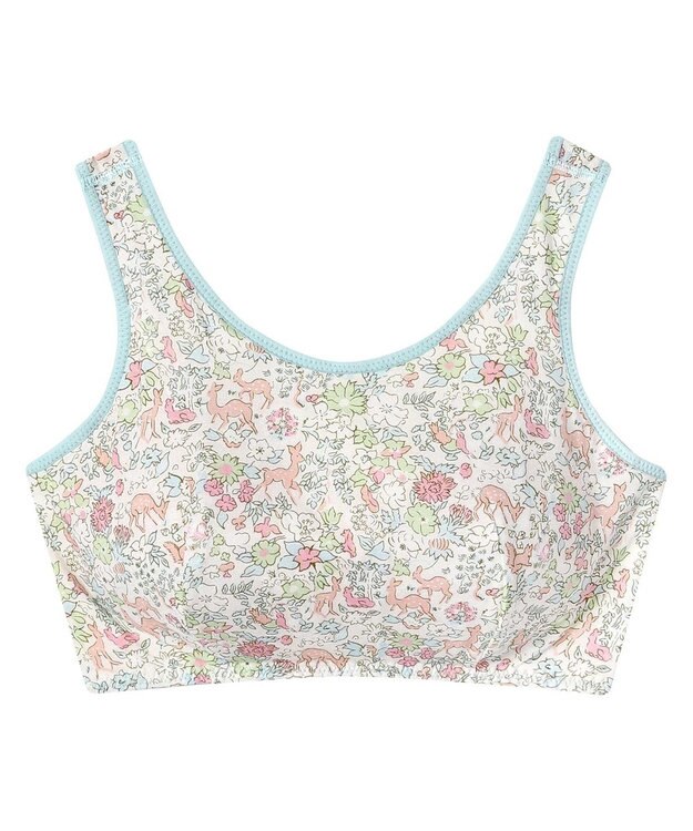 une nana cool MADEWITHLIBERTYFABRICナイトアップブラ ターコイズブルー