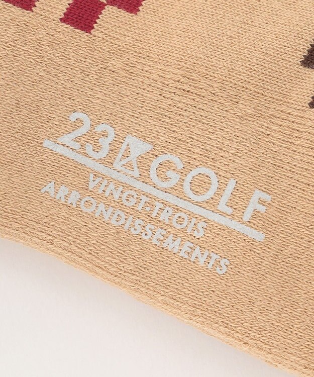 23区GOLF 【WOMEN】 アンクルソックス ベージュ系5