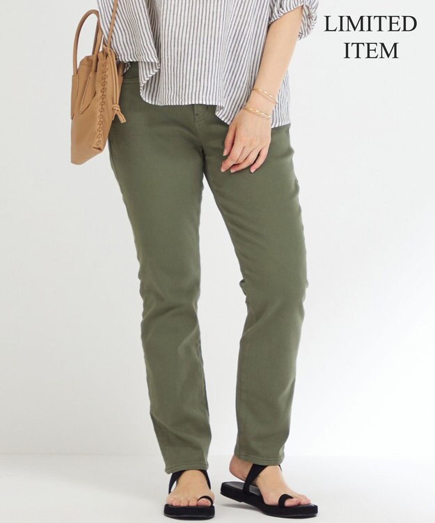 23区 L 【Lサイズ限定】23区DENIM ストレッチフィット スキニーパンツ カーキ系