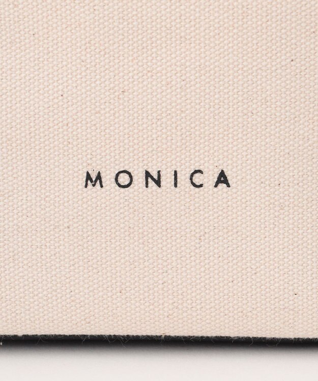 LA BAGAGERIE 【MONICA】A4フリンジキャンバストート ブラック×アイボリー
