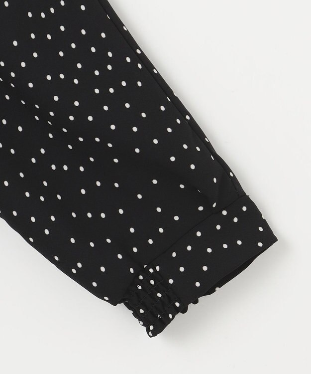 ANY SIS 【洗える】ドルマンスリーブ ブラウス ブラックドット