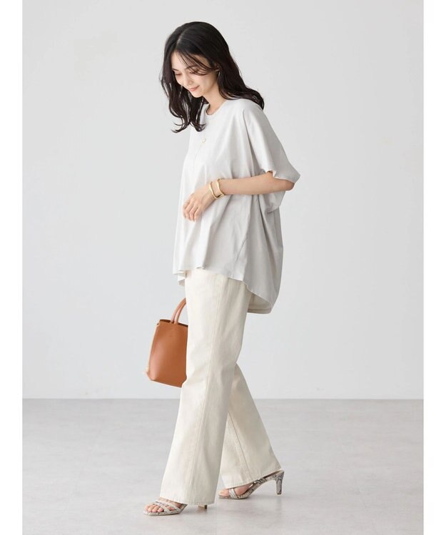 AMERICAN HOLIC 抜け衿カットプルオーバー Light Gray