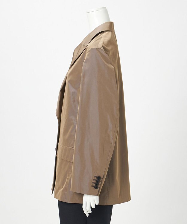 23区 【R(アール)】LIMONTAマイクロタフタ ジャケット ベージュ系