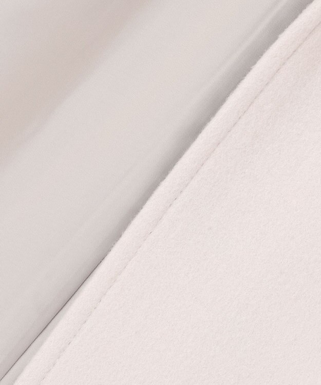 ICB L ウールカシミヤメルトン チェスターコート トープ