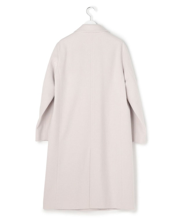 ICB L ウールカシミヤメルトン チェスターコート トープ