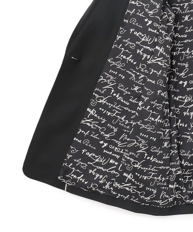 ICB 【30th ANNIVERSARY】Bahariyeインサイドアウト テーラードジャケット ブラック