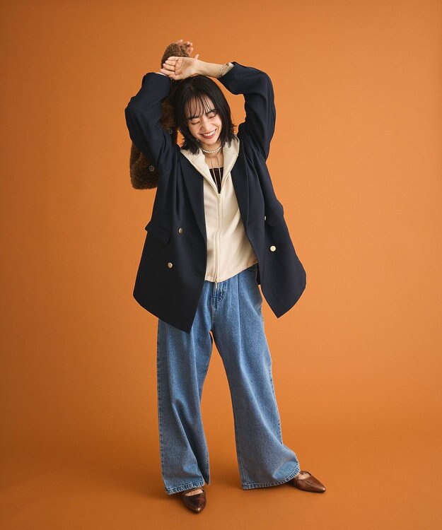 Green Parks Ｗオーバージャケット Navy