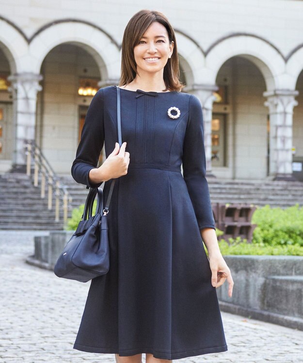 TOCCA NOBLE RIBBON NYLONBAG ナイロンバッグ ネイビー系