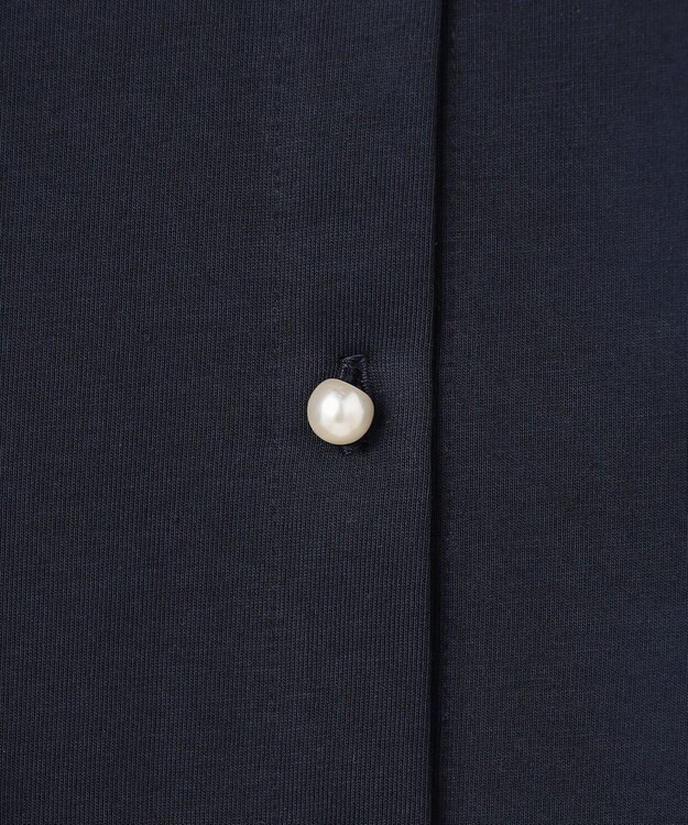 組曲 S 【美人LABコラボ】ビューティーファンクションジャージー パールコルセットトップス ネイビー系