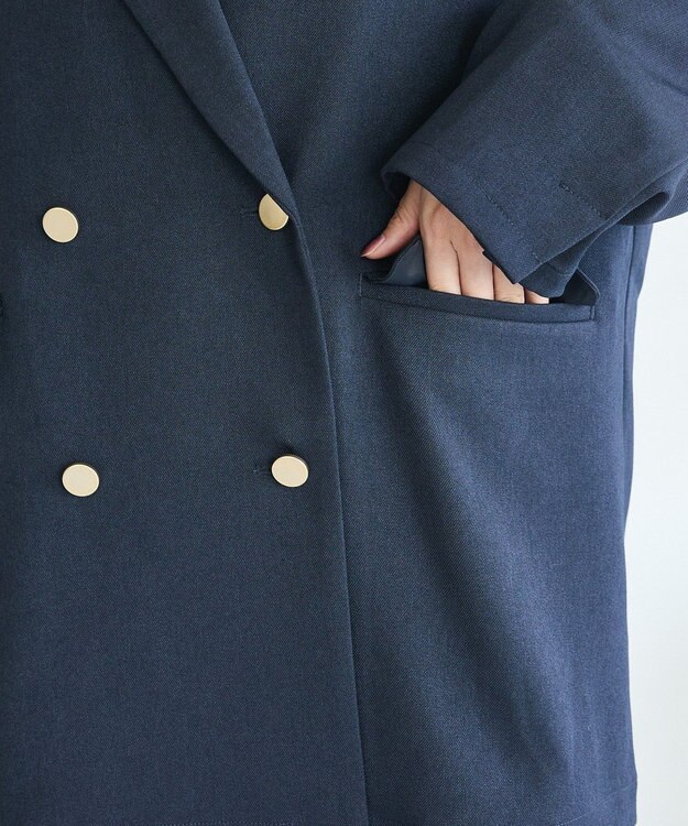 Green Parks Ｗオーバージャケット Navy