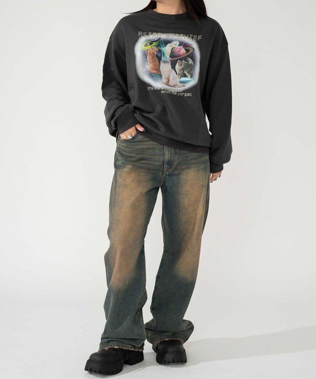 WEGO 【ユニセックス着用ITEM/XSサイズ】アソートグラフィックプルオーバー（2） 柄7