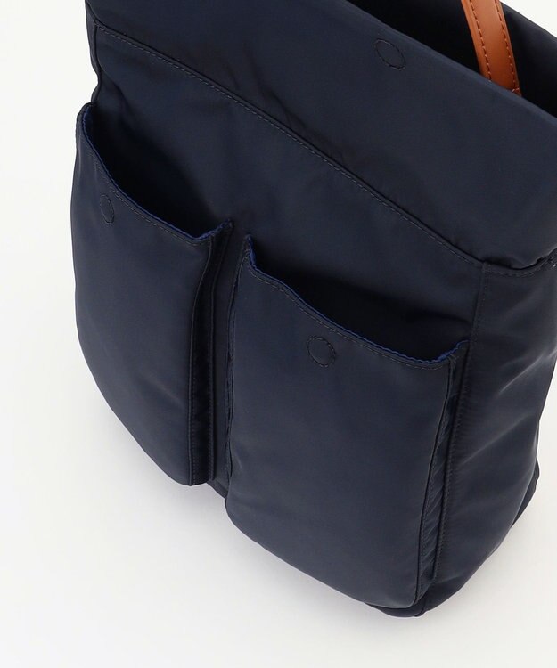 LA BAGAGERIE ダブルフロントポケット2WAYビッグショルダー ネイビー