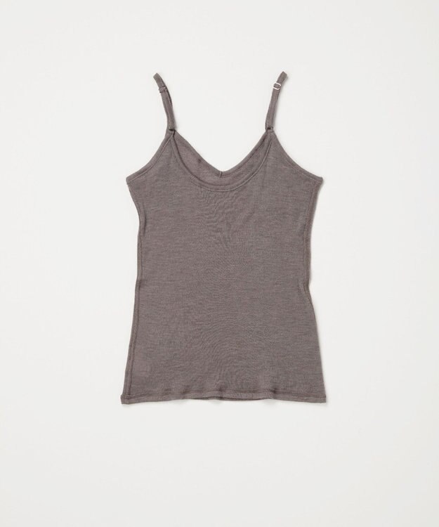 TOQUE 〈大草直子さんアドバイザー〉針抜きスムスインナーキャミソール グレー