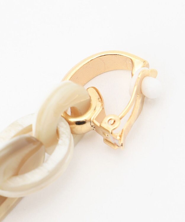 23区 【STORY7月号掲載】バッファローホーン イヤリング ベージュ系1