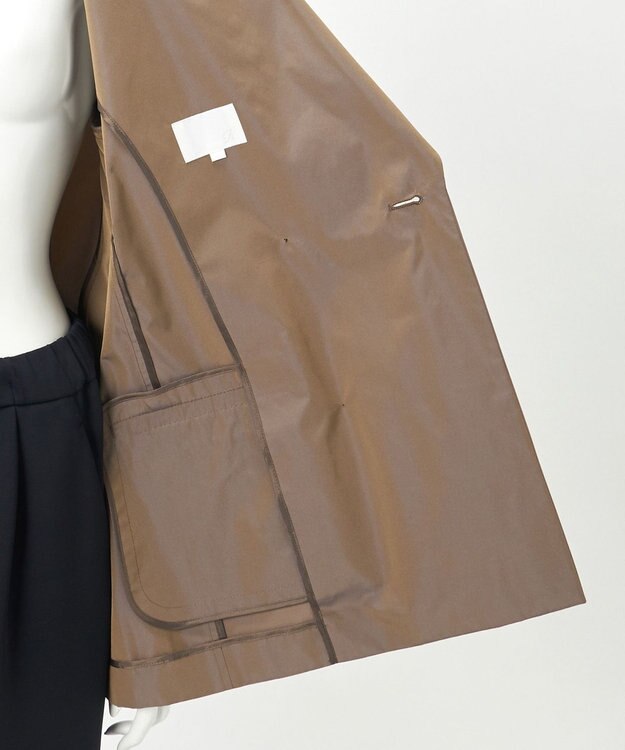 23区 【R(アール)】LIMONTAマイクロタフタ ジャケット ベージュ系