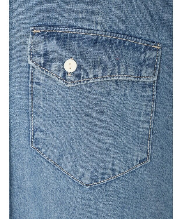 Green Parks ウエスタンＢｉｇデニムシャツ Indigo