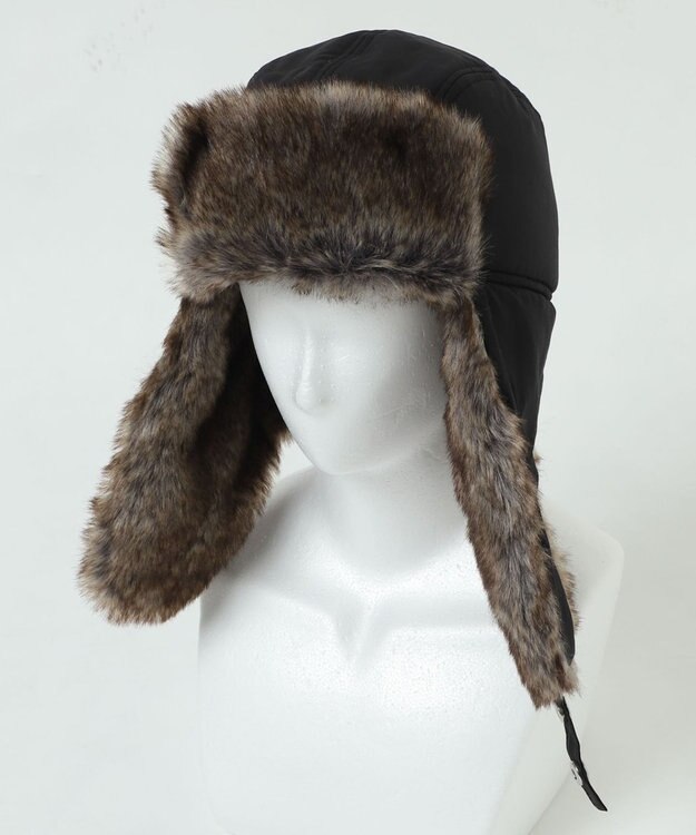 WEGO 【ユニセックス着用ITEM/暖かい】フライトキャップ ブラック