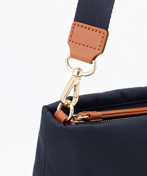 LA BAGAGERIE ダブルフロントポケット2WAYビッグショルダー ネイビー