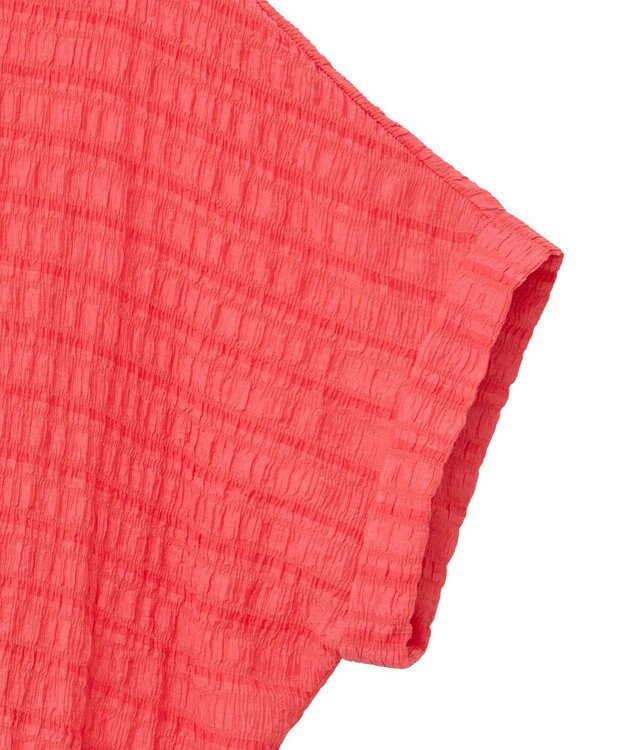 Green Parks シアーシャーリングフレンチスリーブシャツ Purple