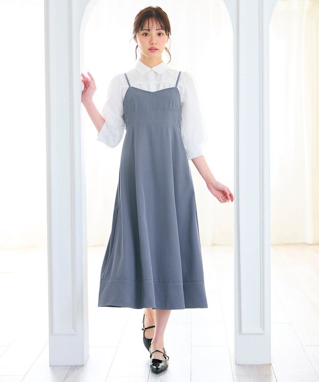 Feroux 【大好評につき追加生産決定！】袖チュールブラウス ホワイト系