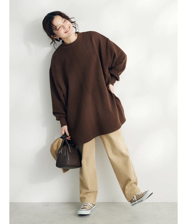 CRAFT STANDARD BOUTIQUE JQカットチュニック1 Brown
