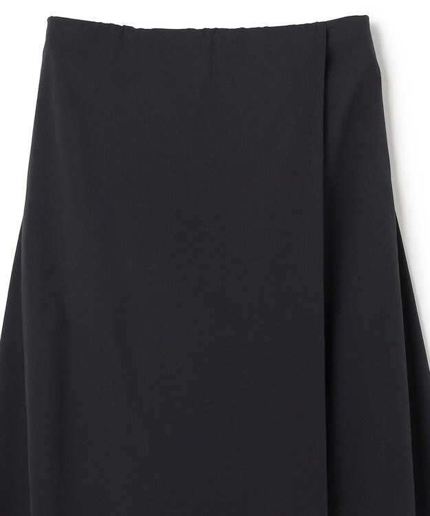 BEIGE， YANN / ラップタック フレアスカート Black