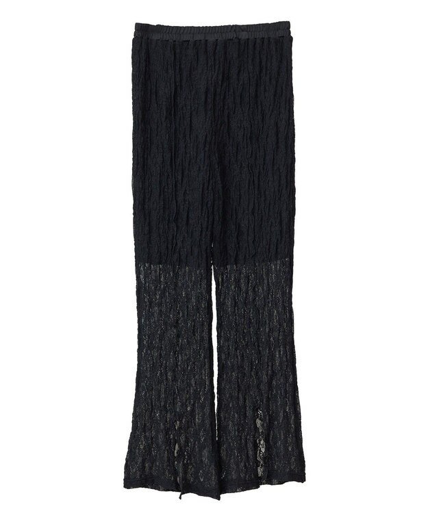 Green Parks ■ＥＳＣＡＲ　２ｗａｙレースセミワイドパンツ Black