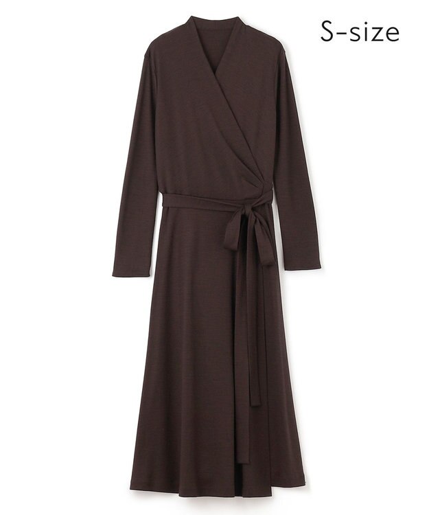 BEIGE， 【S-size】SEINE / カシュクールドレス Brown