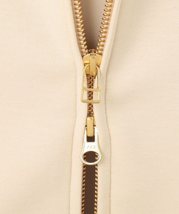 UNFILO 【新色登場/WEB限定】BEAUTY FORM JERSEY ZIPパーカー クリーム